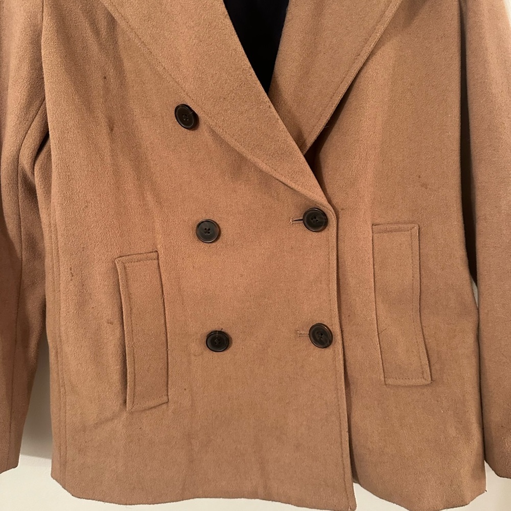 Women’s Old Navy Camel Wool Blend‎ Peacoat Jacket - Size M - Picture 5 of 8